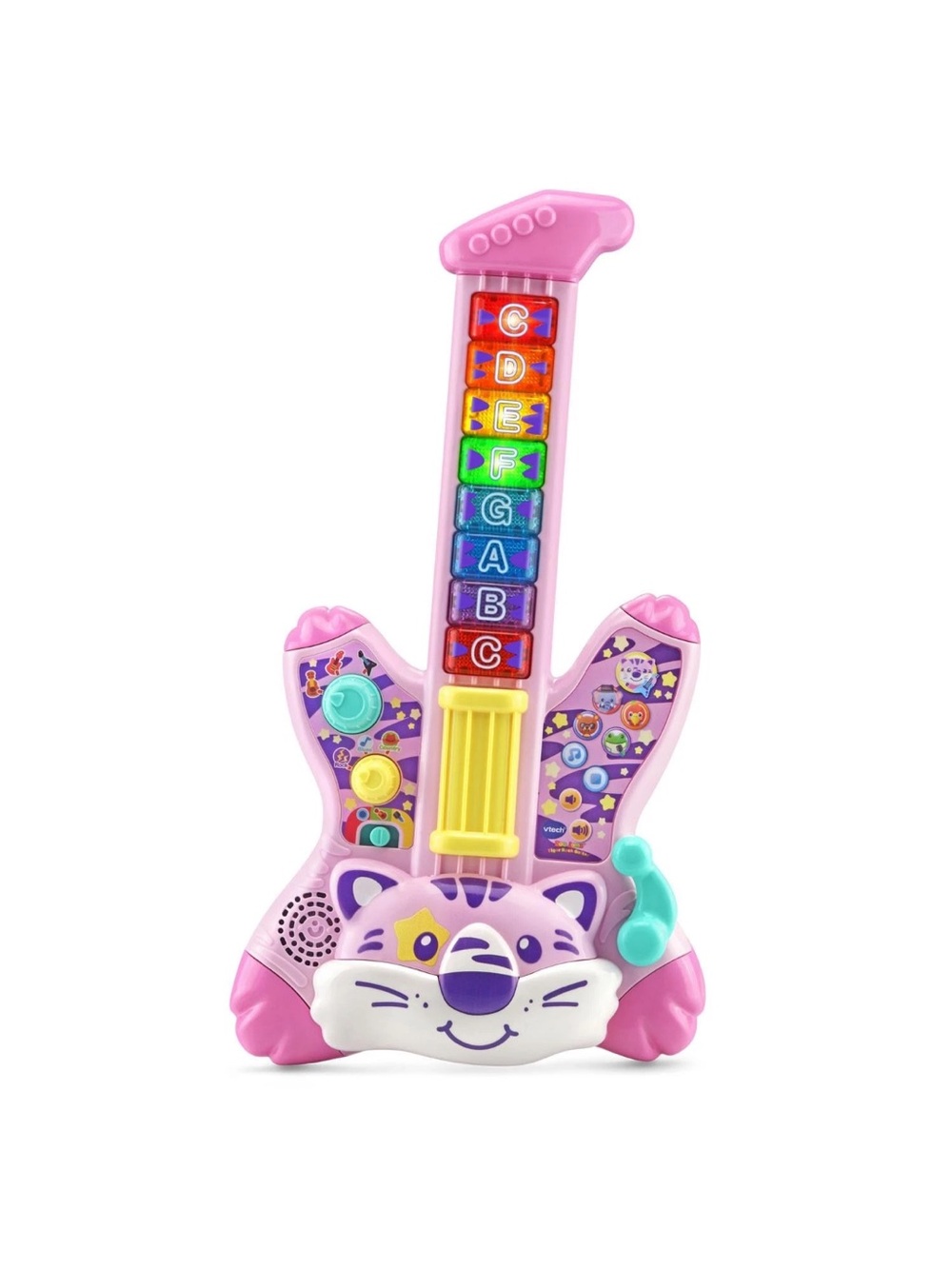 VTech Zoo Jamz Kids Pink Musical Guitar Toy with Alphabet Keys